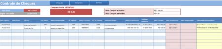 Planilha Controle de Cheques PRO - Imagem 2